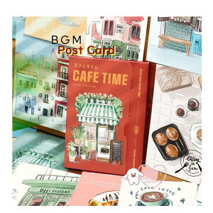 y BGM Post Card z |XgJ[hZbg BC-F004 JtF^C 16 t Cafe Time JtFfUC ͂ J[h v[g Mtg  킢 nKL j[ X eg X X