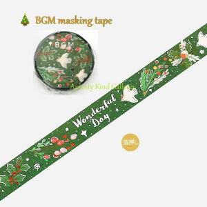 y BGM Xmas }Xe z NX}X  BM-XAG007 K 2023 X'mas  }XLOe[v r[W[G 15mm }Xe Merry Chiristmas Happy Holiday fR 킹   Ƃ g Ђ炬 A {^j