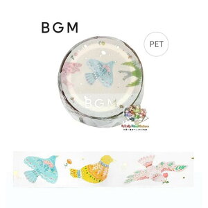 y BGM PET z NAe[v BM-CDG002 hイ r[W[G 20mm ā[  PETf e[v Clear Tape Ƃ hJ g k  Ch^Cv L L Aj}  Bird o[h y3cm[