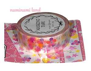 y naminami series }Xe z }XLOe[v MT-14422 ӂ t[ }Xe Clothes-Pin N[Ys masking tape 15mm i~i~ h fUCԕ FLOWER sNF ͂ ʕ ͂  y3