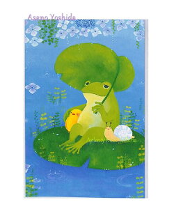 yAsano YoshidazgcT |XgJ[h PC-14707 ݂Ȃ̉JƉJh  bZ[W postcard 长 JG ^ ͂ t/Aj}fUC w ނ     