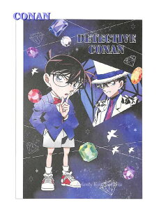 【 CONAN グッズ 】 名探偵コナン クロスノート B5サイズ CR-52632 宝石柄 横罫線 ノート 6.5mm罫 33行 コナン君ノート 大学ノート クラフトノート 【5冊まで 3cmメール便OK】