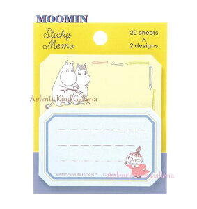 yMOOMINObYz[~ M/M tⳁ@Yellow Blue@BM040-74 MOOMIN STICKY MEMO 2× 20iv40)  ށ[݂ g~C XeBbL[ TCYႢ t/[~ObY/^bN t