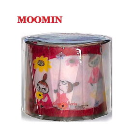 【 MOOMIN グッズ】 ムーミン ミシン目入り マスキングテープ M054-04 赤 30W 幅30mm × 5m長さ キリトリ線つき ラベル風 タグ風 吹き出し 書ける Thank you マステ 書きこめる リトルミィ 手で切れる 大人 切取線いり ちびのミイ 【3cmメール便OK】