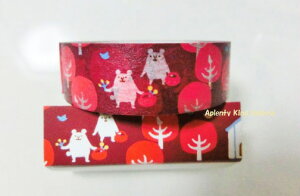 �y FUN TAPE �z �t�@���e�[�v 15W �}�X�L���O�e�[�v R022-15�@�N�} ��15mm �}�X�e ���� �V�[���e�[�v�y3cm���[����OK�z