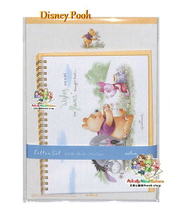 y Disney POOH ObY z fBYj[ v[ ^[Zbg EES-819-262 ܂̃v[ ԏ  10  5 Zbg Ձ[ N} ^[pbN 莆 t[ bZ[W Letter Set sO