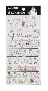y MOOMIN ObY z [~ 4TCY XebJ[ NO.23251 [~ k lC 4TCYV[ 蒠 XPW[   TCYV[ [~ObY g[x \ Sticker Seal y3cm[