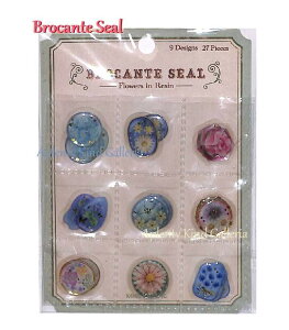 y BROCANTE SEAL z uJg V[ Flowers in Resin/t[ NO.200794 t[NV[ flake seals ԕ W V[ o K[x vA }[Kbg/V[ v`V[ 