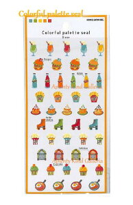 yColorful Palette sealzJtpbgV[ NO.201200 Diner/_Ci[  t[hfUC Food H JtFfUC hN no[K[ Xe[L fBbV JbvP[L |eg [[
