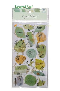 y Layered Seal z C[h V[ NO.201910 {^jJ/ Botanical 񖇏d V[ g[VOf + NAf _uV[ 2V[g A ݂ǂ  t[fUC t `[