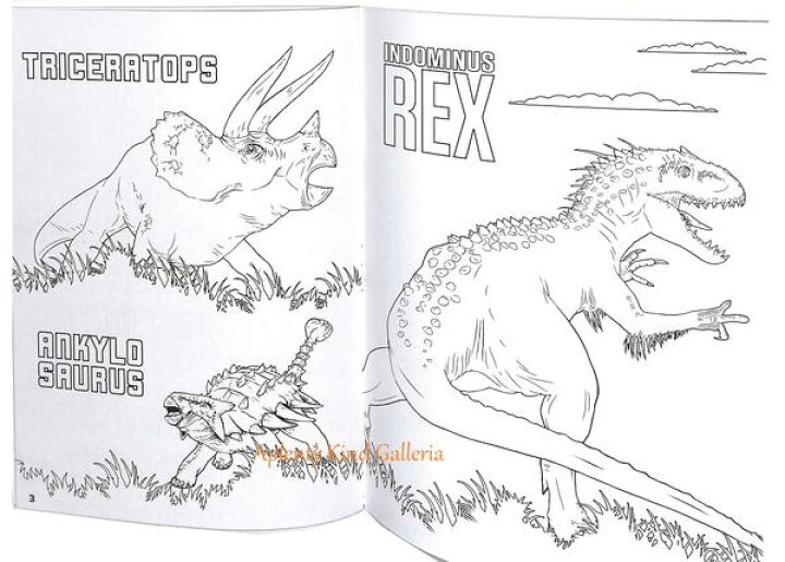 ジュラシックワールド ぬりえ Jurassic World Coloring Book 恐竜 きょうりゅう かっこいい 塗り絵 英語 知育玩具 海外 男の子 おもちゃ 映画 ジュラシックパーク キャラクター 雑貨 グッズ ギフト プレゼント 輸入品 インポート 恐竜 ジュラシックパーク Box