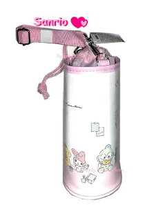 【Sanrio グッズ】ペットボトルケース NO.302447 サンリオ キャラクターズ ★ 500ml対応 保冷 保温 アルミシート付き ★ マイメロ ポムポムプリン クロミ ハンギョドン シナモン ペットボトルホ