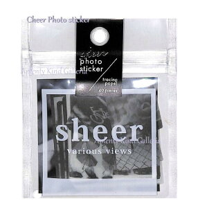 y Mind Wave z Sheer photo sticker NO.80582 mN[ Various views VA[ tHgXebJ[ g[VOf 8 40s[X t[NV[ flake seals  ԕ  R iF ʐ^V[ 