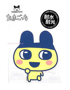 【 TAMAGOTCHI グッズ 】 耐水 耐光 シール ミニ デコ ステッカー NO.215128 まめっち Mini Deco Sticker ミニデコステッカー しーる ビッグ ステッカーシール seal スマホケース 貼りやすい ダイカット