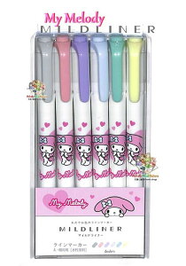 y Sanrio ObY z TI - MILD LINER }ChCi[ 6FZbg NO.224864 }CfB }[J[ cCy Zbg 6{ }Ch O[ _XeBsN oCIbg \[_u[ u
