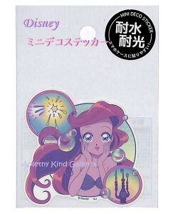 【 Disney Princess 】 ディズニー プリンセス ミニデコステッカー NO.304403 MANGA アリエル 耐水 耐光 シール ビッグ ステッカーシール MINI DECO STICKER seal スマホケース 貼りやすい ダイカットシール