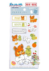 y Pokemon Seal z |PbgX^[ ϐ ό }`XebJ[ NO.306422 t[c~g V[ rbOV[ |PObY DECO STICKER _CJbgV[ PAMO MINIVE WAKKANEZUMI y3cm[OKz