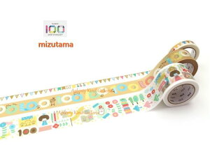 y J 100NLO z JC/ }XLOe[v mizutama 3Zbg MTMIZUST1 KAMOI ݂ RNV 10, 20, 30mm × 7m }Xe 3Zbg  Mtg{bNX 100th Ajo[T[ fla