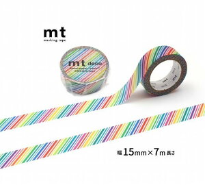 y Kamoi mt z JC/ }XLOe[v mt 1p MT01D577 C{[XgCv 15mm × 7m J 15mm }Xe XgCv ȂȂ߃XgCv  fUC Rainbow J[ Jt 
