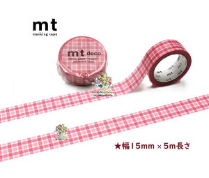 New�y Kamoi mt �z �J���C/ �}�X�L���O�e�[�v mt1P MT01D603 �����M���K���`�F�b�N �s���N ��15mm× 5m���� �J���� 15mm�� �}�X�e ��i ������� �i�`������ check 2�F�ǂ�y3cm���[����OK�z
