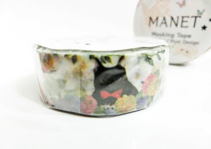 ylCizCat Flower/Lbgt[@MN-MT-028 MANET }XLOe[v  15mm }Xe NlR ˂ L ԕ  fR V[e[v }lbg lRObYy3cm[