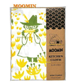 【MOOMINグッズ】ムーミン キッチンクロス　NO.6094 ハーモニカ ★ サイズ: 約33×70cm 北欧 スナフキン リトルミイ 台所 布巾 ふきん Kitchen Cloth/お弁当包み おしぼり 台拭き お皿ふき/水廻り 布物/ランチグッズ 太陽 ランチクロス【3cmメール便OK】