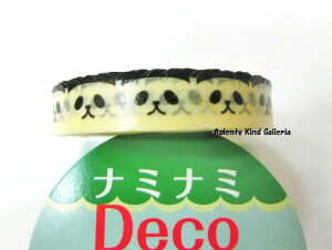 y Nami nami decoz Ȃ݂Ȃ݃fR }XLOe[v TM00224 p_ 8mm X^Cv ו linee[v ς tFCX  fR[V animal p_ObY PANDA ǂԂ y3cm[O