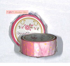 y v`WA Vol.2 z Petit Joie fBO e[v@PJMD-15S018 15mm j`o fBOe[v ԕ }[Kbg LN NICHIBAN ͂  t[fUC Flower sN y3cm[OKz