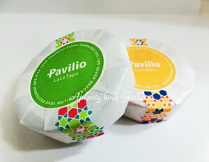 y Pavilio z prI [Xe[v Arabesque/ AxXNyI: O[ (ST-04-AGj IW (ST-04-AO) z X^_[h^Cv 15mm ǉ ͗l Ntge[v Lace Tape fR e[v e[v 