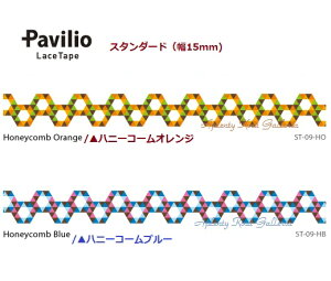 y Pavilio z prI [Xe[v Honeycomb/ nj[R[yI: IW (ST-09-HOj u[ (ST-09-HB) z X^_[h^Cv 15mm Ntge[v Lace Tape fR e[v e[v [ V[