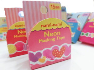 y݌Ɍz }XLOe[v i~i~ lI 15mm TM00442 n[g nami nami 15mm }Xe Aqua Neon Ȃ݂Ȃ݂˂ n[g Heart hbg XgCv  o^C fRɁy3cm[OKz