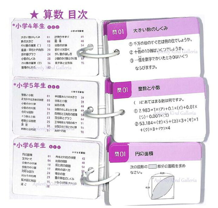 楽天市場 New 小学生向け カード とく問カード ジュニア とくもん 学年選択 小学4年生 小学5年生 小学6年生 教科選択 国語 算数 理科 社会 英語 とくもんカード Junior 勉強カード 暗記 シリーズ8個まで 3cmメール便ok 合計9個以上の方は宅配便に変更し発送し