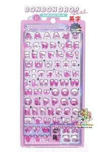 Vׁy BONBON DROP SEAL z {{hbvV[  ڂڂ NO.91297 At@xbg sN LfB NA[V[ cc vbN KAWAII  p Alphabet ABC _CJbg C