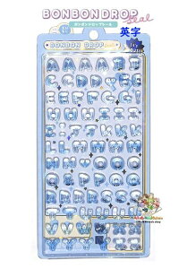 Vׁy BONBON DROP SEAL z {{hbvV[  ڂڂ NO.91298 At@xbg u[ LfB NA[V[ cc vbN KAWAII  p Alphabet ABC _CJbg C