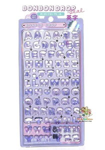 Vׁy BONBON DROP SEAL z {{hbvV[  ڂڂ NO.91299 At@xbg p[v LfB NA[V[ cc vbN KAWAII  p Alphabet ABC _CJbg 
