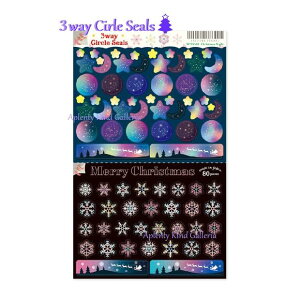 y RYU RYU V[z 3Way T[NV[ Winter NX}X̖ XCSN-03 ~Vړ V[䎆/80 XmasV[/̌   i \ VGbg zI/X'mas Circle Seal//Merry Chris