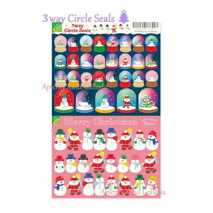 y RYU RYU V[z 3Way T[NV[ Winter NX}X Xm[h[ XCSN-01 ~Vړ V[䎆/53 XmasV[/T^N[X 䂫 Ⴞ Xm[}/X'mas Circle Seal//M