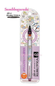 【 Sumikko グッズ 】 すみっコぐらし クルトガ シャープペンシル PH-01601 KURUTOGA 0.5mm芯 すみっこぐらし シャーペン くるとが 筆記具 入学 準備 新生活 みにっコデザイン 英字デザイン もぐら