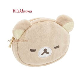 【Rilakkuma】リラックマ ぬいぐるみポーチ CA-32901 NEW BASIC RILAKKUMA りらっくま ミニポーチ 小物入れ リラックマフェイスデザイン フェイス Face 顔型 ダイカット/ふわふわ 手触り/PC部品入れ ぬいぐるみ風 おしゃれ雑貨 コスメポーチ【3cmメール便OK】