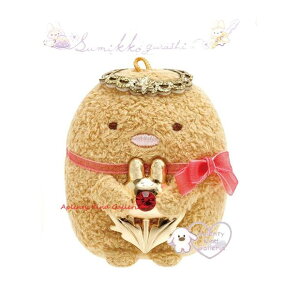 【 Sumikko グッズ 】 すみっコぐらし てのりぬいぐるみ MO-46001 とんかつ ラインストーン付き うさぎの ふしぎな おまじない テーマ ウサギマイスター 再会 リボン おでこ ティアラ アクセサリ