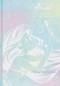 【 Ariel グッズ 】 ディズニー アリエル S2626322 罫線ノート B5サイズ P & DC プリンセス リトルマーメイド B5ノート グラデーションカラー 表紙 横罫線 ノートブック アリエルグッズ 大学ノート