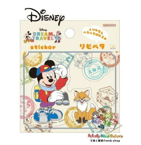 �y Disney �O�b�Y �z �f�B�Y�j�[ ���s�y�^ �X�e�b�J�[ S8543267 �~�b�L�[ �k�C�� DREAM TRAVEL Sticker ����ČJ��Ԃ��g���� �V�[�� �֗� �X�}�z �^�u���b�g �f�R�� HOKKAIDO �ق������ǂ� �y3cm���[����OK