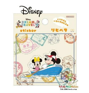 �y Disney �O�b�Y �z �f�B�Y�j�[ ���s�y�^ �X�e�b�J�[ S8543500 �~�b�L�[ & �~�j�[ ���ꌧ DREAM TRAVEL Sticker ����ČJ��Ԃ��g���� �V�[�� �֗� �X�}�z �^�u���b�g �f�R�� SHIGA �{�[�g �y3cm���[����OK