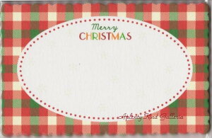 y Xmas ObY z bZ[W J[h C-8069 `FbN hTCY J[h 12 NX}XMtg ꌾbZ[W Y ~j^[ NX}XJ[h / check NX}XJ[ 