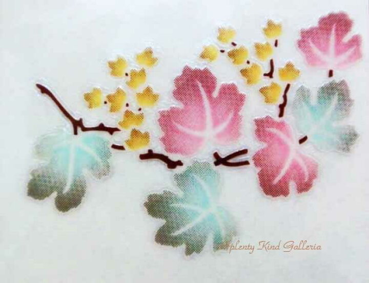 楽天市場 大人気商品 蔦 つた うつし金蒔絵 中サイズ No 191 デコパージュシリーズ お花柄 つたデザイン 写し絵 食器 ガラス装飾 漆器 木箱 電気製品 家具 扉 インテリアに 3cmメール便ok Aplenty Kind Galleria