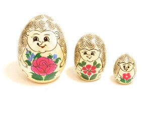 VOLGAiHKjSemyonov Hedgehog Matryoshka 3 piece (Z~[mt ͂˂ }g[VJ 3gjy }g[VJ / }g[VJ / nlY~ / Z~[mt z