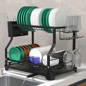 【ポイント10倍★今だけ】水切りラック スマートキッチンラック 食器収納ラック 省スペースキッチンラック 調理器具整理 台所整理用品 キッチン用品収納 スチール製キッチンラック モダン