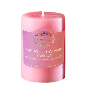 【半額】SPRING キャンドル mini パチョリラベンダーバニラ Patchouli-Lavender-Vanilla