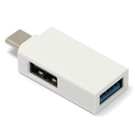 【新品】【メール便可】 ルートアール RA-OTGTU2HW USB OTG 対応 Type-C 2ポートハブ USB3.0 USB2.0 OTGハブ USBハブ On The Go USB C オス to USB A メス 変換コネクター 変換アダプター タイプC タイプA コネクタ アダプタ スマホ タブレットPC