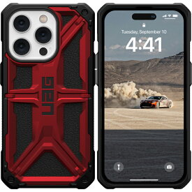 【アウトレット】【メール便可】 UAG-IPH22MB-P-CR UAG iPhone14 Pro 用 MONARCH ケース コンポジットケース クリムゾン 国内正規代理店品 Apple アップル URBAN ARMOR GEAR アーバンアーマーギア 耐衝撃 頑丈 ハードケース ブランド